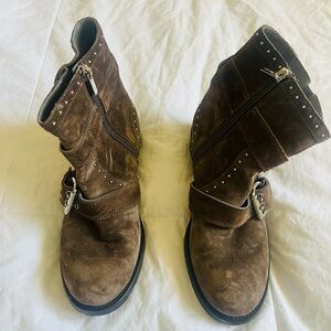 Jimmy Choo Dark Brown Suede Boots